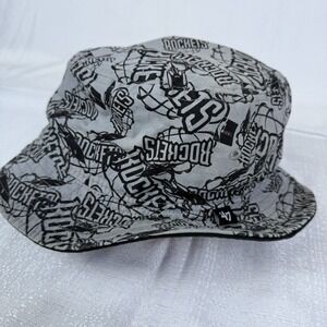 Rockets Bucket Hat 47 Brand Hardwood Classics Grey All Over Print